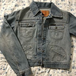 Lucky Brand Cropped Jean Jacket